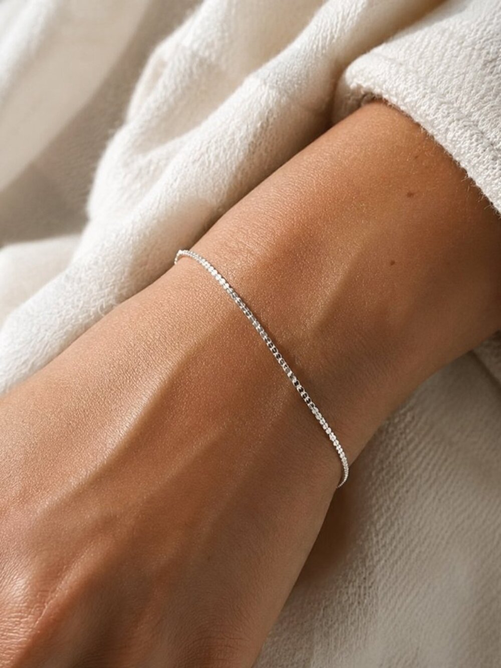 Vintage 925 Sterling Silver Link Bracelet Made in Italy